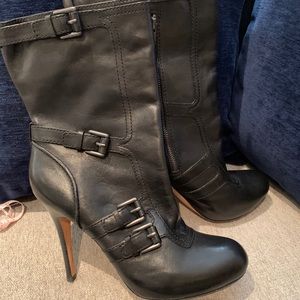 Black Coach Boots - NWT